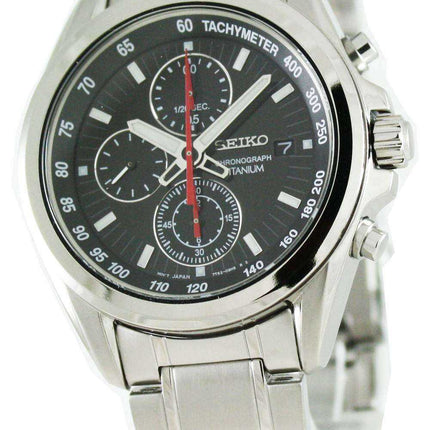 Orologio da uomo Seiko Titanium Cronografo al quarzo SNDC93P1 SNDC93 SNDC93P
