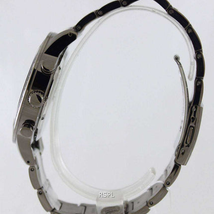 Orologio da uomo Seiko Chronograph 100M Black Bezel SNDF41 SNDF41P1 SNDF41P