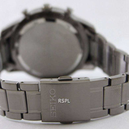 Orologio da uomo Seiko Chronograph 100M Black Bezel SNDF41 SNDF41P1 SNDF41P