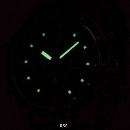 Seiko Chronograph Cinturino in pelle marrone 100M SNDF45 SNDF45P1 SNDF45P Orologio da uomo