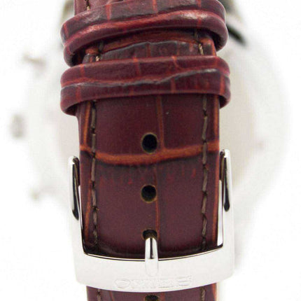 Seiko Chronograph Cinturino in pelle marrone 100M SNDF45 SNDF45P1 SNDF45P Orologio da uomo
