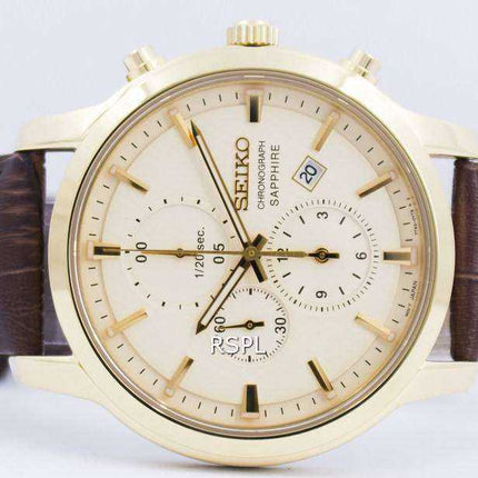 Orologio da uomo Seiko Chronograph Quartz Sapphire SNDG70 SNDG70P1 SNDG70P