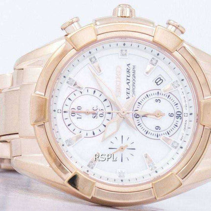 Seiko Velatura Cronografo al quarzo SNDW10 SNDW10P1 SNDW10P Orologio da donna