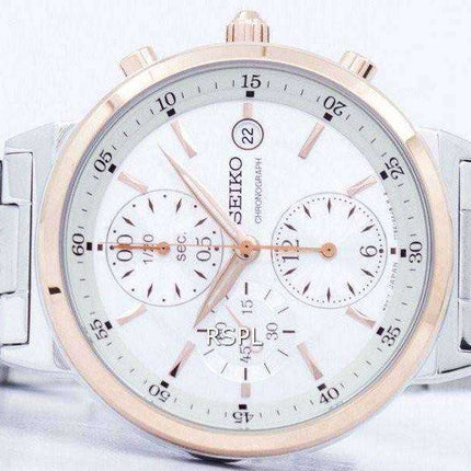 Seiko Neo Classic Chronograph Quartz SNDW48 SNDW48P1 SNDW48P Orologio da donna