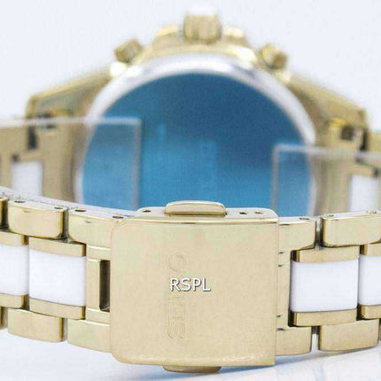Seiko Sportura Cronografo al quarzo con tachimetro SNDX02 SNDX02P1 SNDX02P Orologio da donna