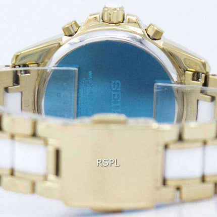 Seiko Sportura Cronografo al quarzo con tachimetro SNDX02 SNDX02P1 SNDX02P Orologio da donna