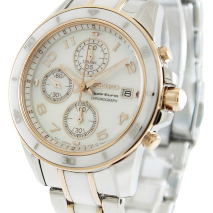 Orologio da donna Seiko Sportura con cronografo SNDX54P1 SNDX54P SNDX54