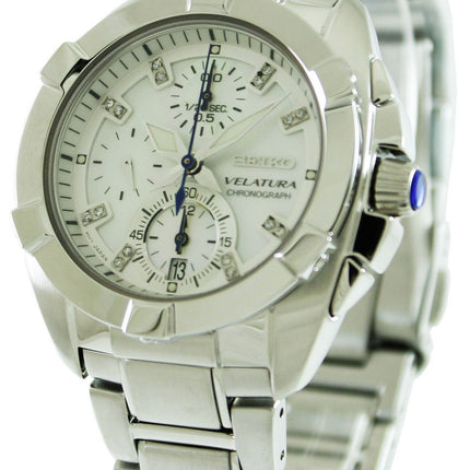 Orologio da donna Seiko Velatura Chronograph Diamonds SNDZ19P1 SNDZ19P