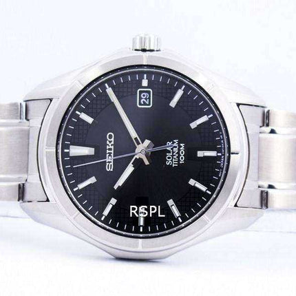 Orologio da uomo Seiko Solar Titanium 100M SNE141 SNE141P1 SNE141P