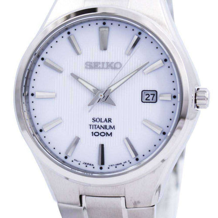 Orologio da uomo Seiko Solar Titanium 100M SNE375 SNE375P1 SNE375P