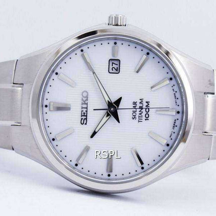 Orologio da uomo Seiko Solar Titanium 100M SNE375 SNE375P1 SNE375P