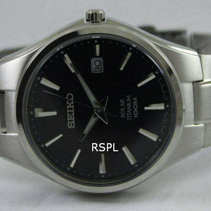 Orologio da uomo Seiko Solar Titanium 100M SNE377 SNE377P1 SNE377P