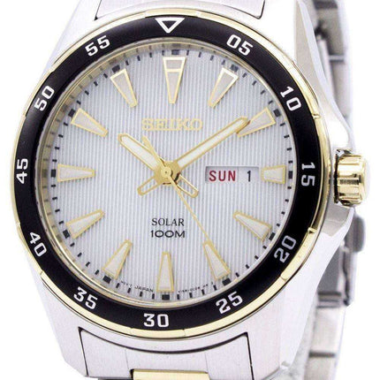 Orologio da uomo Seiko Solar Two Tone Power Reserve SNE394 SNE394P1 SNE394P