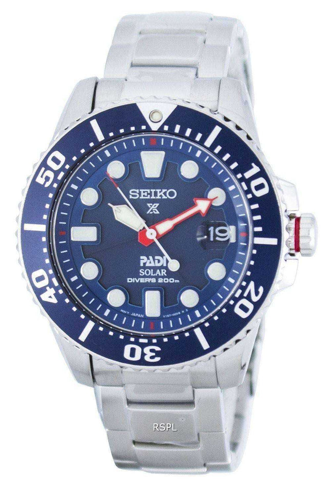Orologio da uomo Seiko Prospex PADI Special Edition Solar Diver 200M SNE435 SNE435P1 SNE435P