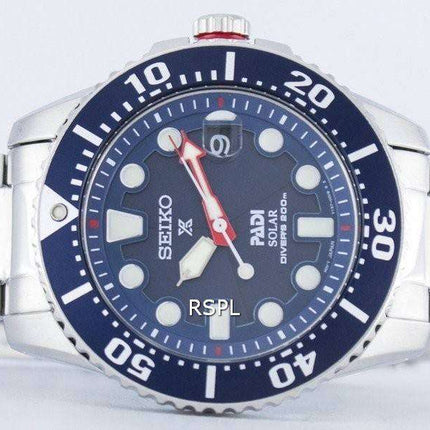 Orologio da uomo Seiko Prospex PADI Special Edition Solar Diver's 200M SNE435 SNE435P1 SNE435P ricondizionato