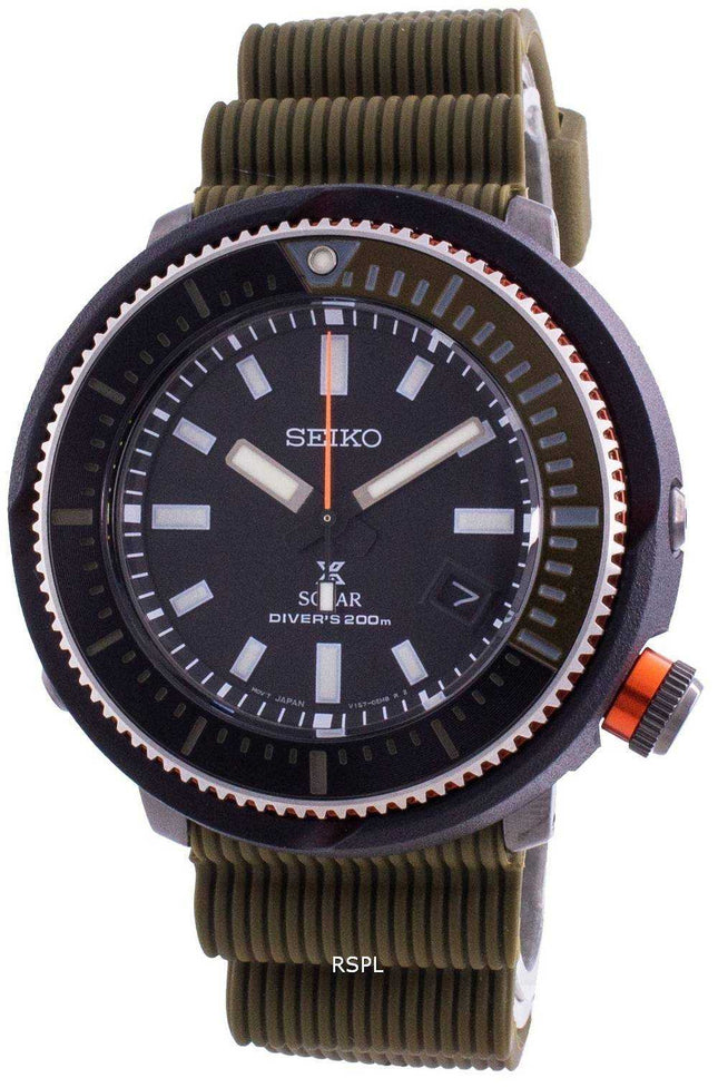 Orologio da uomo Seiko Prospex Diver&#39;s Solar SNE547 SNE547P1 SNE547P 200M