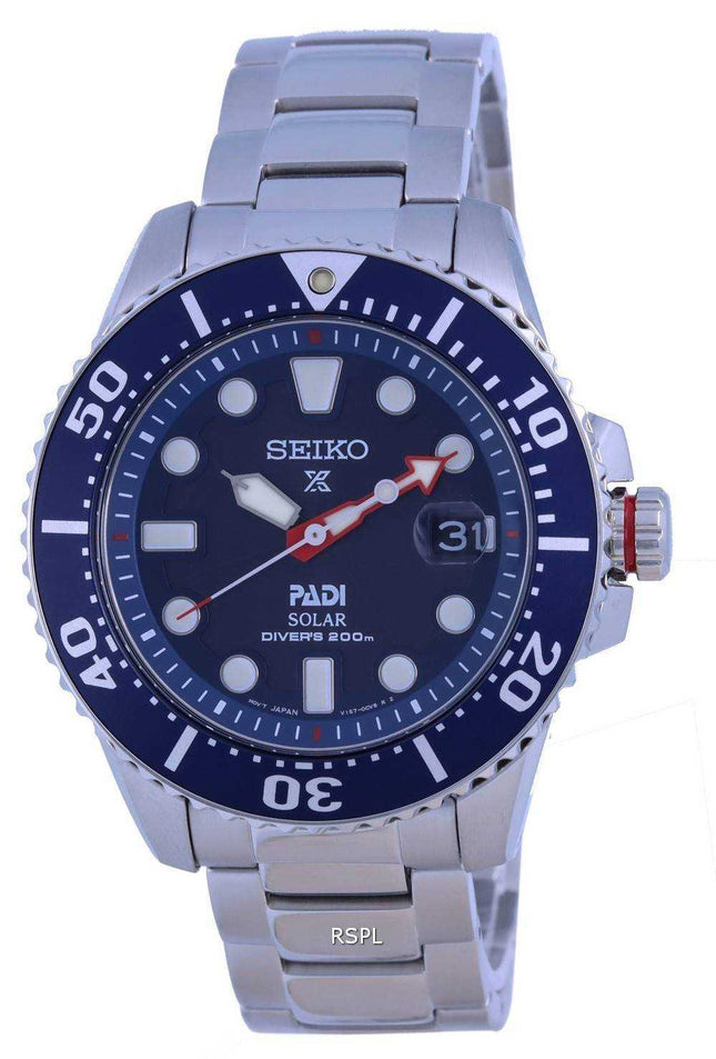 Orologio da uomo SNE549 SNE549P1 SNE549P 200M di Seiko Prospex Padi edizione speciale quadrante blu Solar Diver