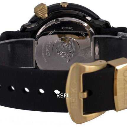 Orologio da uomo Seiko Prospex Solar Diver's quadrante nero SNE556P1 SNE556P 200M