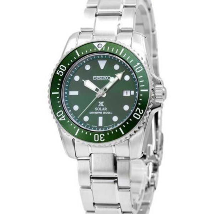 Orologio da uomo Seiko Prospex quadrante verde solare SNE583 SNE583P1 SNE583P 200M