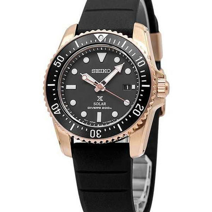 Orologio da uomo Seiko Prospex Compact Solar Scuba Diver SNE586 SNE586P1 SNE586P 200M da uomo