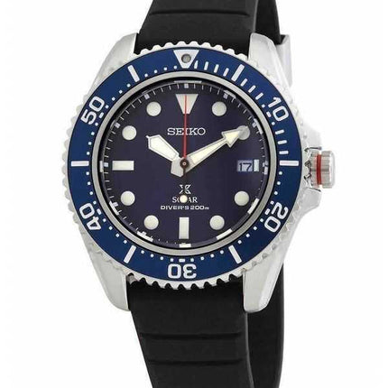 Orologio da uomo Seiko Prospex con quadrante blu Solar Diver SNE593 SNE593P1 SNE593P 200M