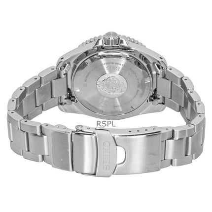 Orologio da uomo Seiko Prospex in acciaio inossidabile con quadrante nero e solare subacqueo SNE597P1 200M