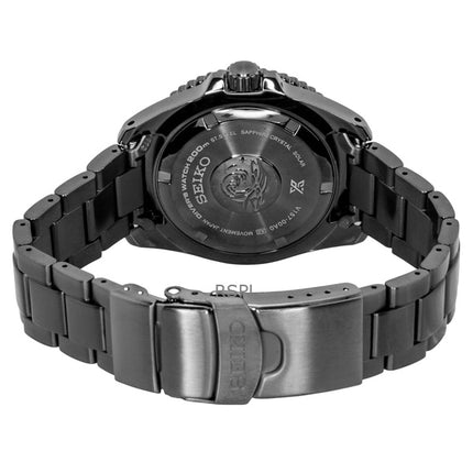 Orologio da uomo Seiko Prospex in acciaio inossidabile con quadrante nero e solare subacqueo SNE599P1 200M