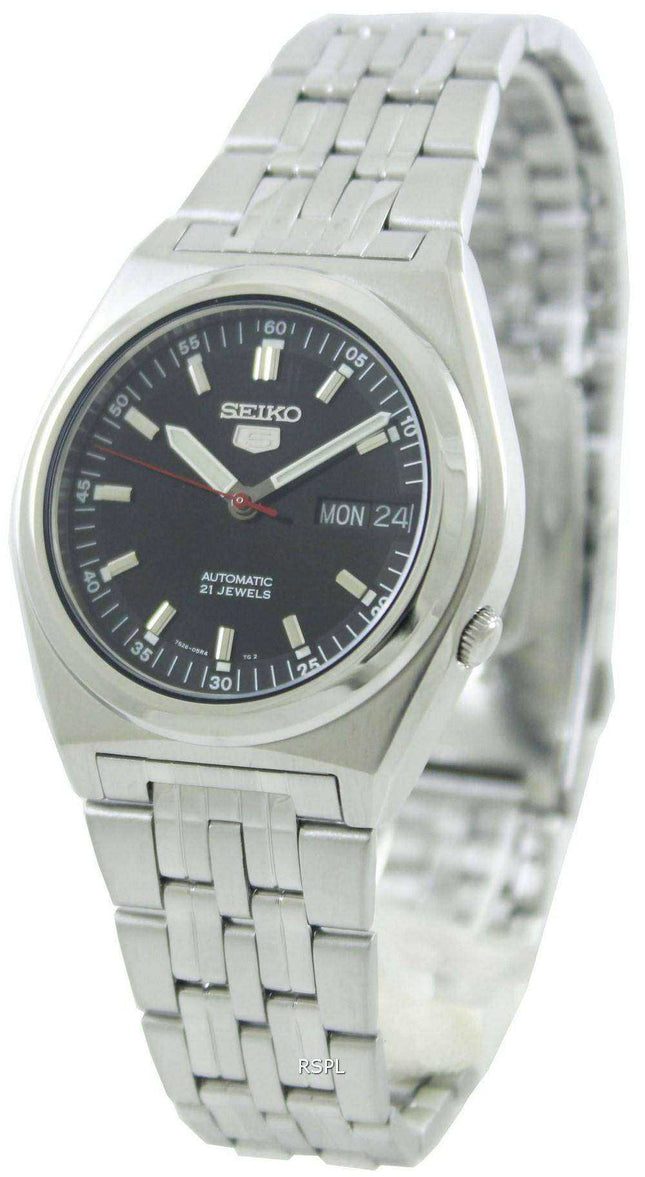 Orologio da uomo automatico Seiko 5 con 21 rubini SNK649K1 SNK649K