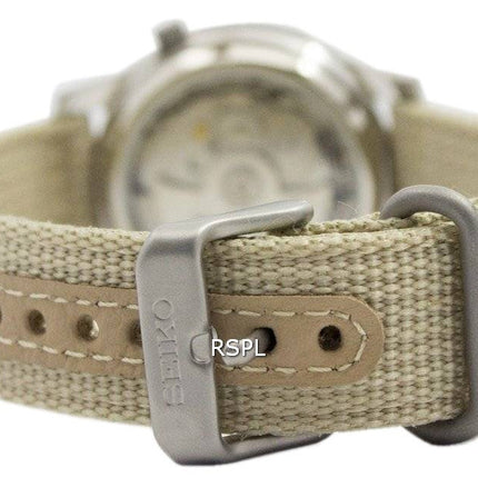Orologio da uomo Seiko 5 Military Automatic con cinturino in nylon SNK803K2 ricondizionato
