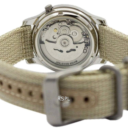 Orologio da uomo Seiko 5 Military Automatic con cinturino in nylon SNK803K2 ricondizionato
