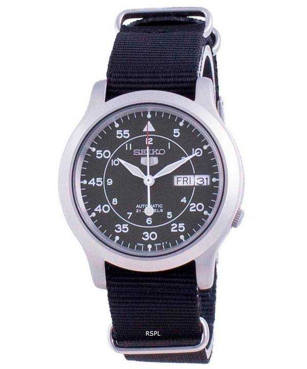 Orologio da uomo automatico con cinturino in nylon Seiko 5 Military SNK805K2-var-NATO13