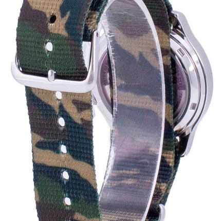 Orologio da uomo automatico con cinturino in nylon Seiko 5 Military SNK805K2-var-NATOS18