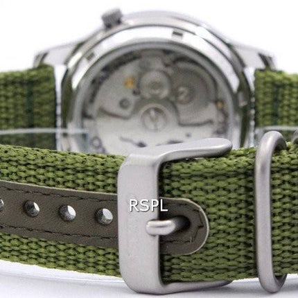 Orologio da uomo Seiko 5 Military Automatic in nylon SNK805K2 ricondizionato