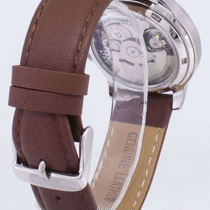 Orologio da uomo con cinturino in pelle marrone automatico Seiko 5 Military SNK807K2-SS5