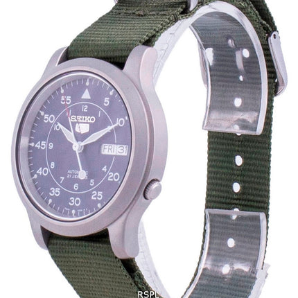 Orologio da uomo automatico con cinturino in nylon Seiko 5 Military SNK807K2-var-NATO12