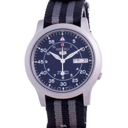 Orologio da uomo automatico con cinturino in nylon Seiko 5 Military SNK807K2-var-NATO16