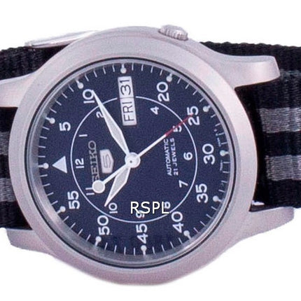 Orologio da uomo automatico con cinturino in nylon Seiko 5 Military SNK807K2-var-NATO16