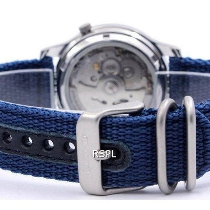 Orologio da uomo Seiko 5 Military Automatic con cinturino in nylon SNK807K2 ricondizionato