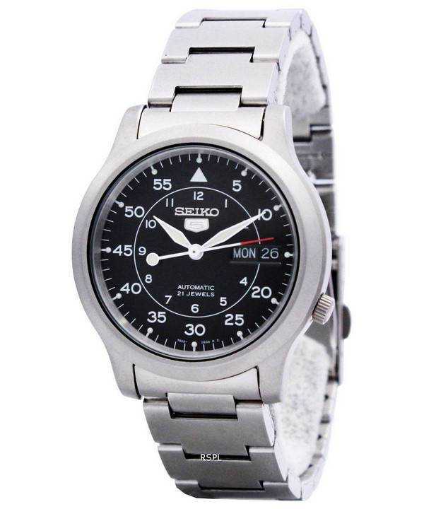 Seiko 5 Automatic SNK809 SNK809K1 SNK809K 21 Orologio da uomo gioiello