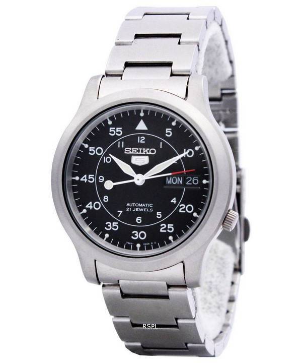Orologio da uomo Seiko 5 Automatic SNK809 SNK809K1 SNK809K 21 Jewel ricondizionato