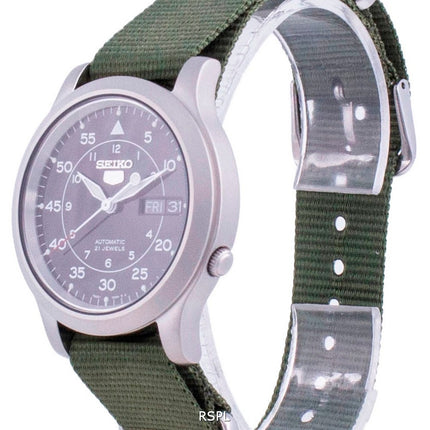 Orologio da uomo automatico con cinturino in nylon Seiko 5 Military SNK809K2-var-NATO12