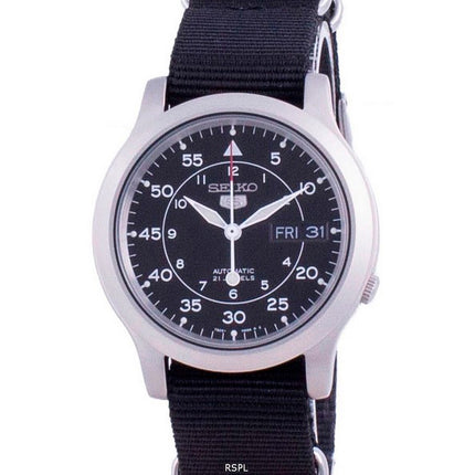 Orologio da uomo automatico con cinturino in nylon Seiko 5 Military SNK809K2-var-NATO13