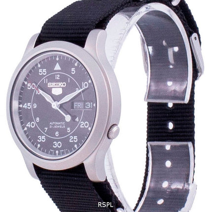 Orologio da uomo automatico con cinturino in nylon Seiko 5 Military SNK809K2-var-NATO13