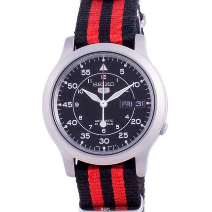 Orologio da uomo automatico con cinturino in nylon Seiko 5 Military SNK809K2-var-NATO15