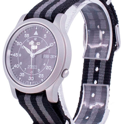 Orologio da uomo automatico con cinturino in nylon Seiko 5 Military SNK809K2-var-NATO16