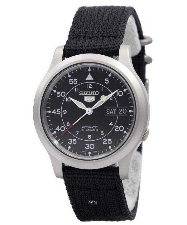 Orologio da uomo automatico militare Seiko 5 SNK809K2