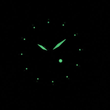 Orologio da uomo automatico Seiko 5 con quadrante nero militare ricondizionato SNK809K2