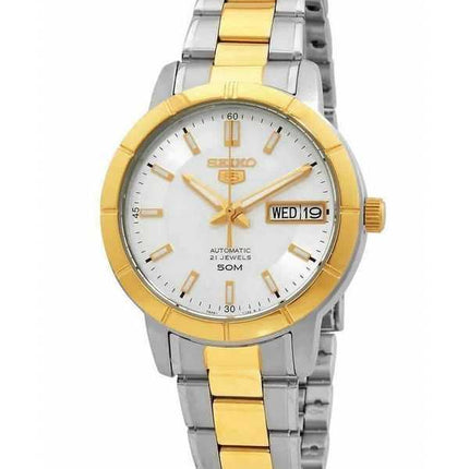 Orologio da donna automatico Seiko 5 con quadrante argentato SNK892 SNK892K1 SNK892K