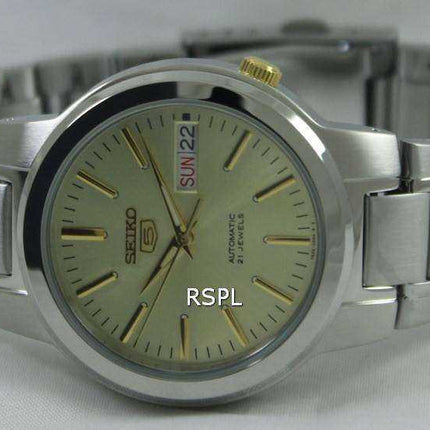 Orologio da uomo automatico Seiko 5 con 21 rubini SNKA03K1 SNKA03K