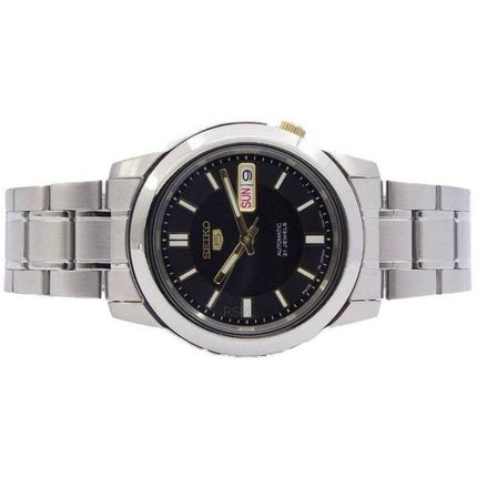 Orologio da uomo Seiko 5 automatico 21 gioielli, prodotto in Giappone, SNKK17 SNKK17J1 SNKK17J, ricondizionato